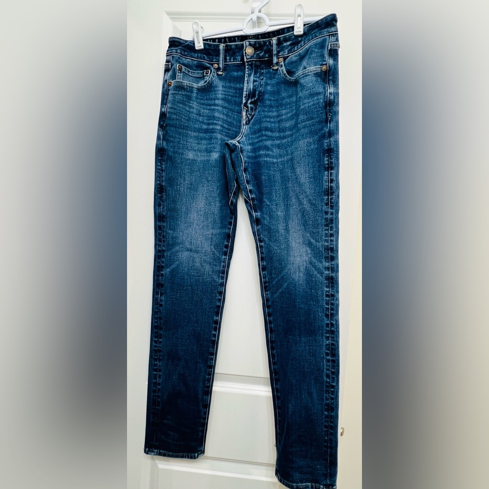 American Eagle Outfitters Womens Dark Blue Skinny Jeans Size 31